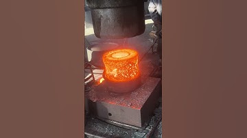 Inside the factory Inside the Forge: A Team Battles Red-Hot Steel #process #forging #blacksmith