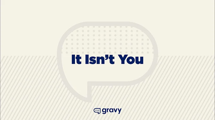 It Isn't You | Casey Graham Leadership