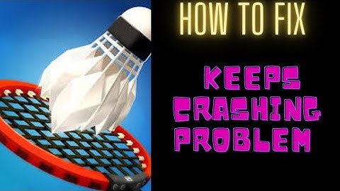 #league #how #fing24 HOW TO FIX KEEP CRASHING PROBLEM IN BADMINTON LEAGUE, | FING 24 😌