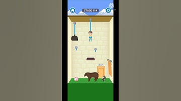 rescue cut rope puzzle stage 114| rescue cut rope puzzle game for android and iOS #shorts