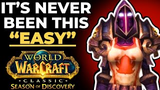 Season of Discovery: A Message for Players.. It's Never Been THIS EASY!