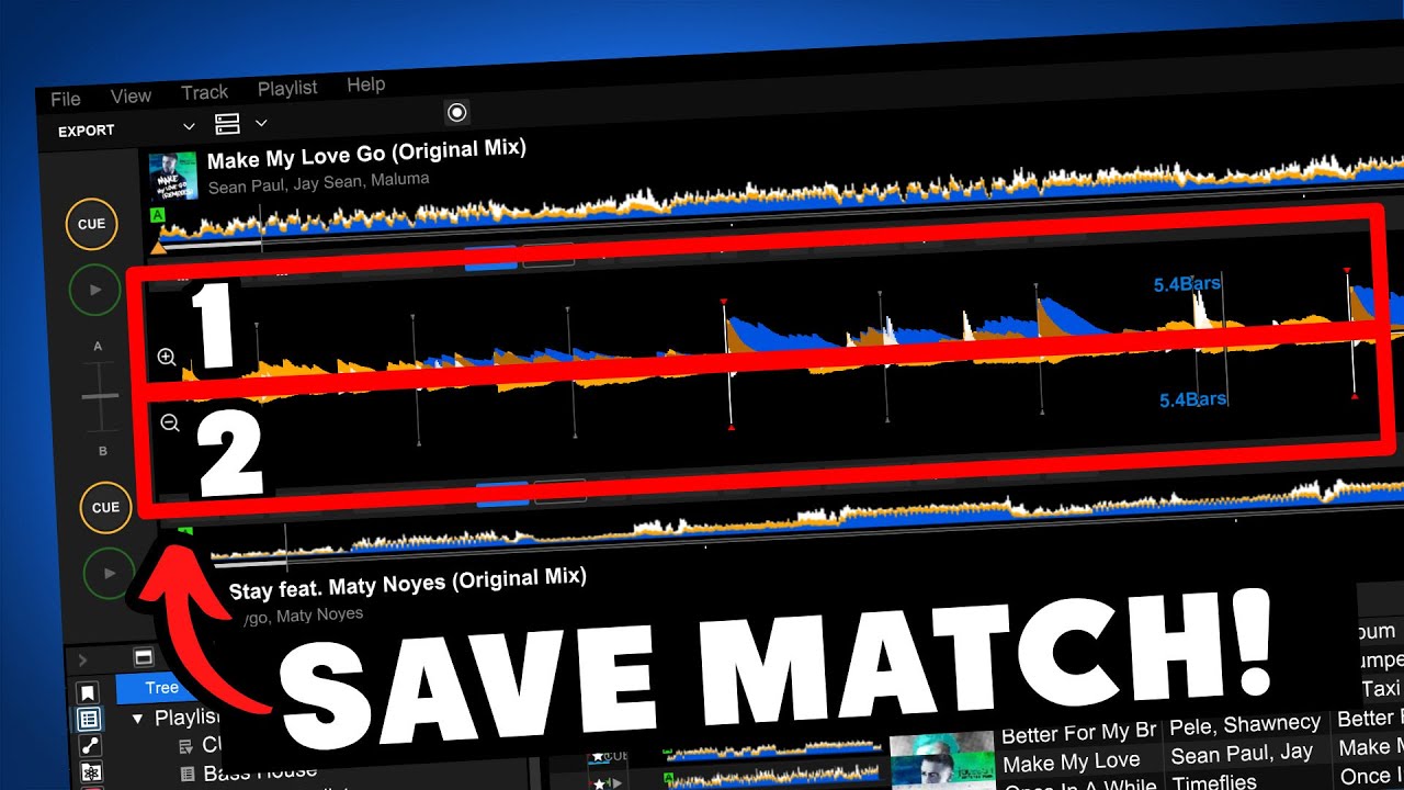 Rekordbox Matching tracks: сохраняйте треки, которые хорошо микшируются
