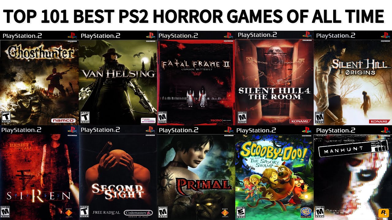 Top 101 Game PS2 Horror Terbaik Sepanjang Masa | Game PS2 Terbaik | Emulator PS2 4K
