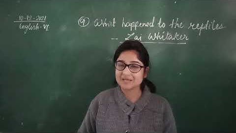 CLASS VI ENGLISH 10-12-2021 BY MS SHWETA SHUKLA