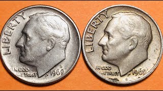 What s A 1969 US Dime Worth United States Roosevelt 10 Cent Coins - Philadelphia