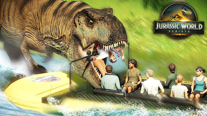 REBIRTH T-REX EATING HUMANS!!! - Jurassic World Evolution 2 (Jurassic World Rebirth Mod)