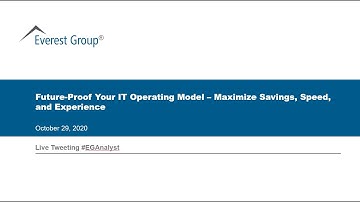 On-Demand Webinar | Future Proof Your IT Operating Model