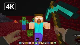 LABYRINTH MINECRAFT EDITION: BO3 Custom Zombies | 4K 60FPS (No Commentary)