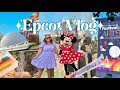 DISNEY WORLD VLOG🌈🎨✨ | DAY 1 Epcot, Festival of the Arts, Skyliner, Trying Food Booths