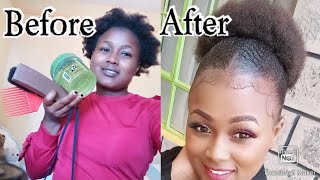 How to style natural hair using eco styler gel //4c hair. screenshot 1