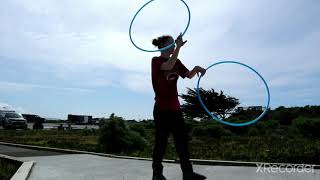 double hoop flow sesh @samoa beach