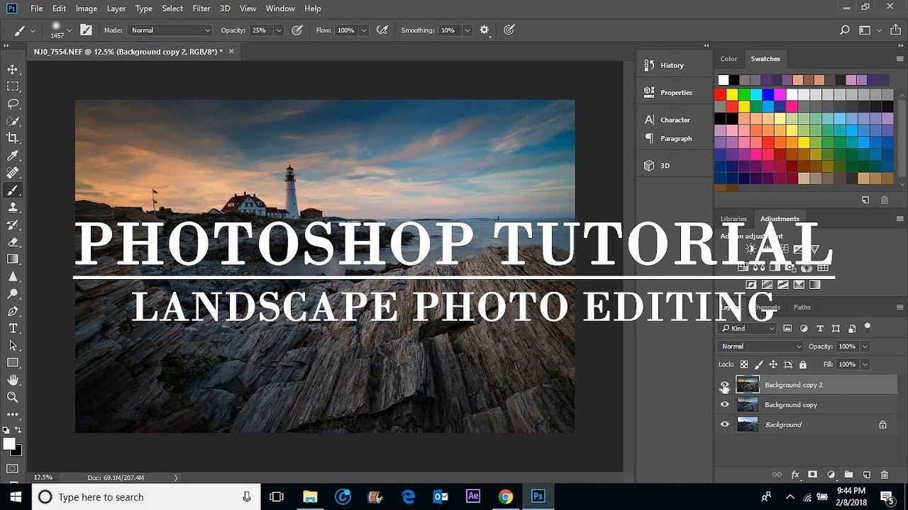 TUTORIAL LANDSCAPE PHOTO EDITING YouTube