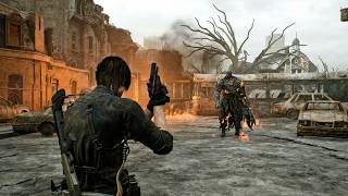 Resident Evil 9: Requiem - Leon vs Mr. X Boss Fight | 4K 60FPS Gameplay #residentevil
