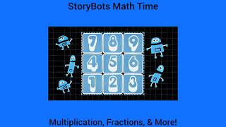 StoryBots Math Time: Multiplication, Fractions, & More! (Scenes & Colored Backgrounds)