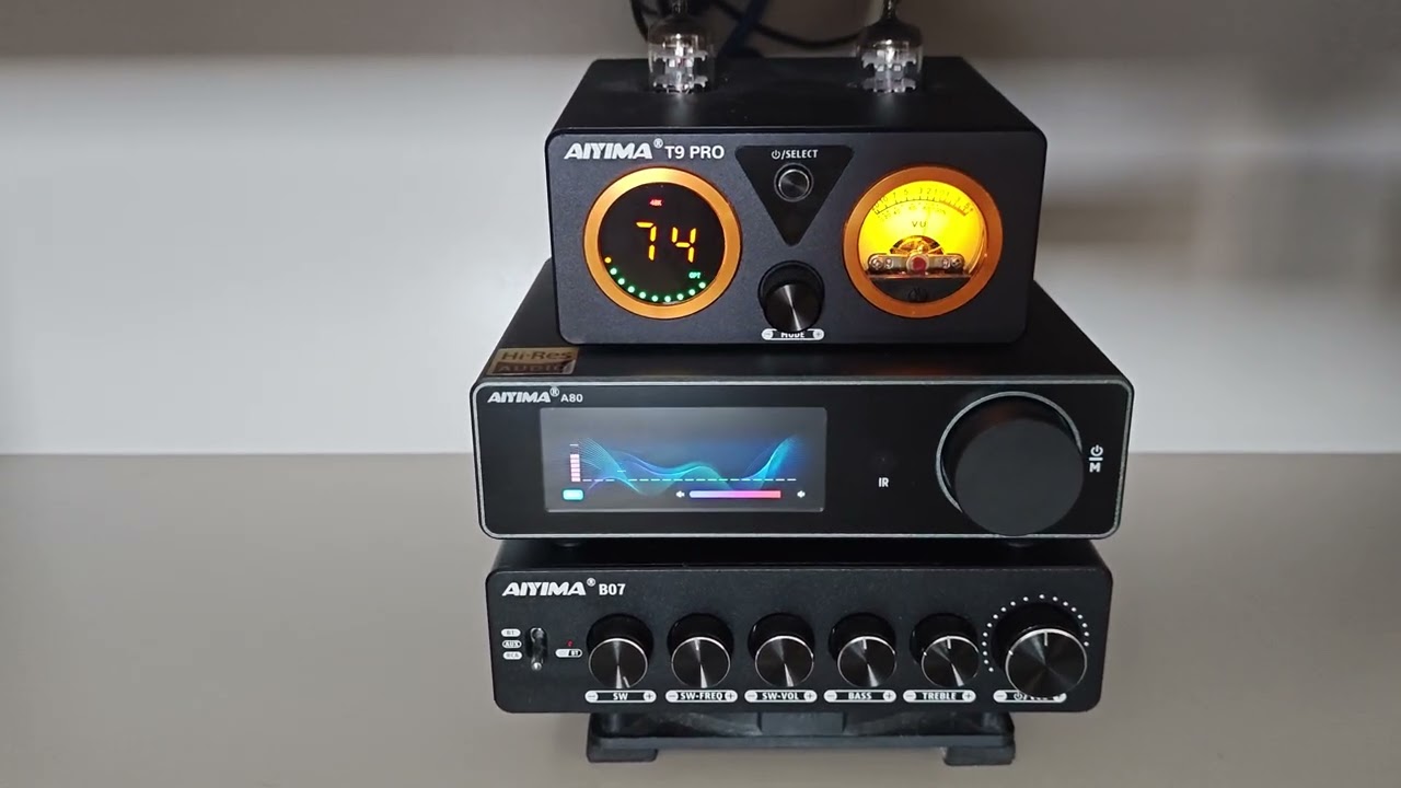 Aiyma B&W Speakers Playing Hard