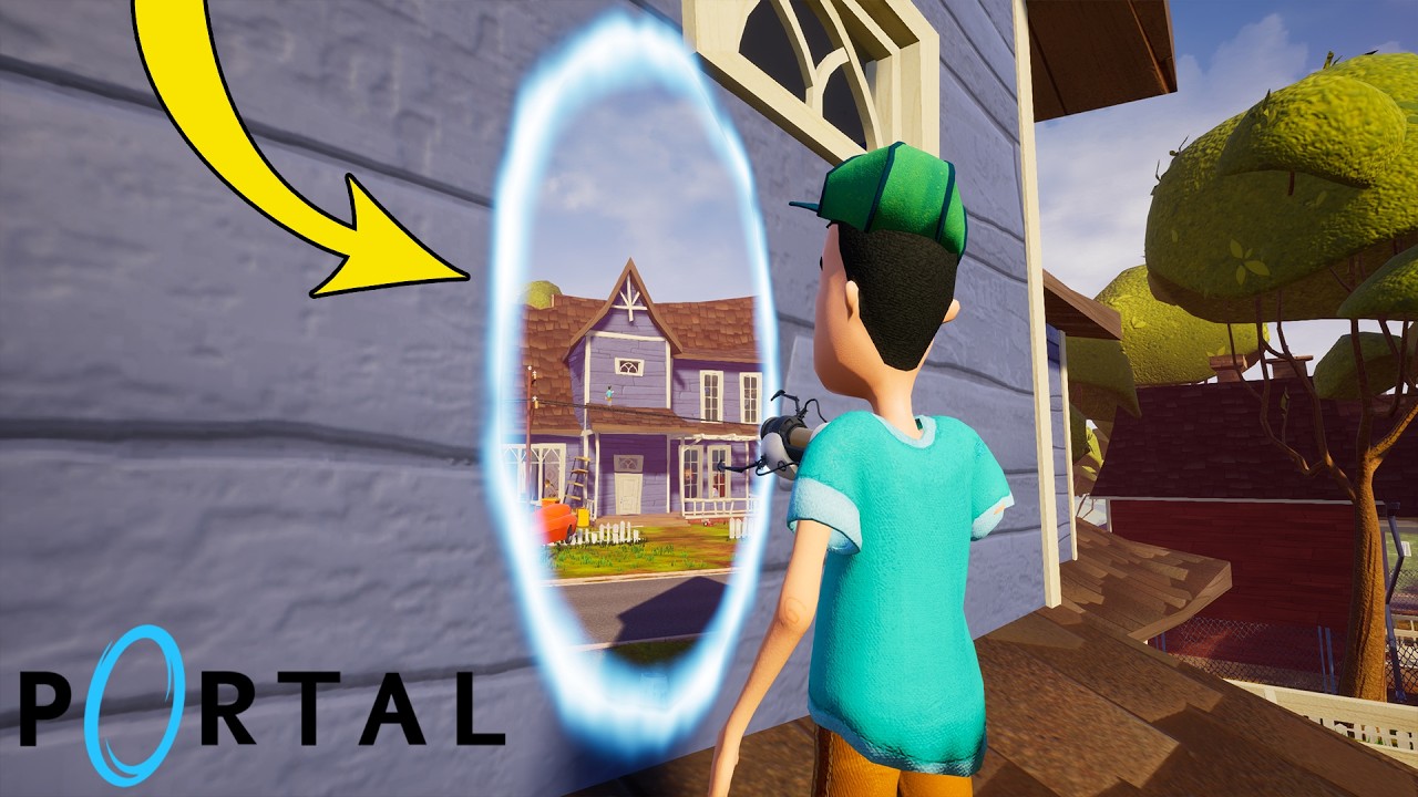 Portal in Hello Neighbor - Full Game Walkthrough