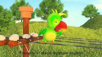 Birds Animation| Birds Having Fun | 3D Animation Video Birds