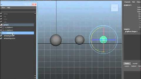 Maya 2012 Tutorial -  Grouping and Parenting