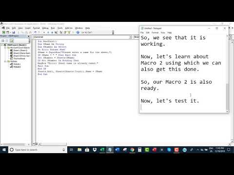 Make Excel to