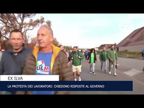 Video Taranto - Ex Ilva, in migliaia fuori dallo stabilimento