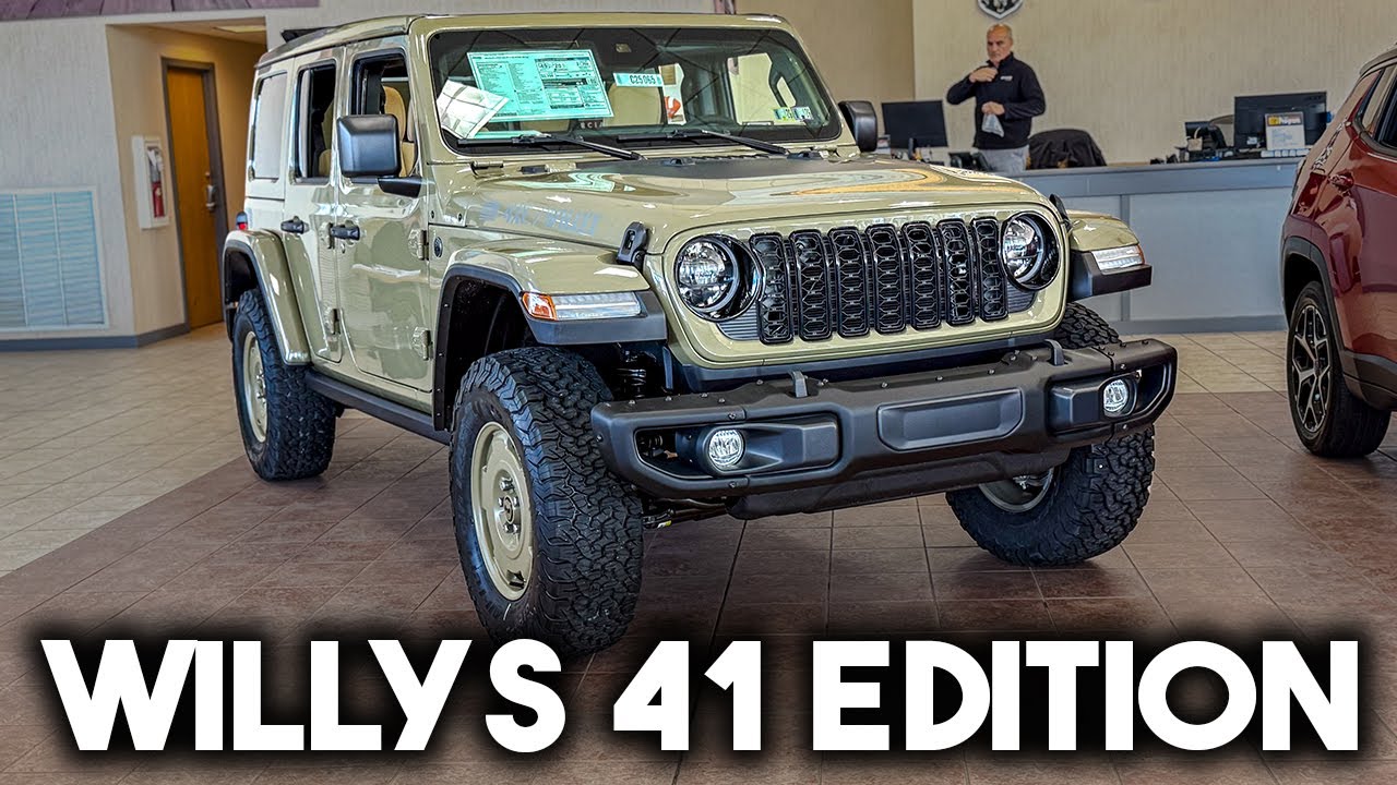 First Look | 2025 Jeep Wrangler WILLYS '41 4XE - YouTube