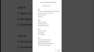 CS3391 OBJECT ORIENTED PROGRAMMING#java#exam#result#allthebest#university#college#program#super