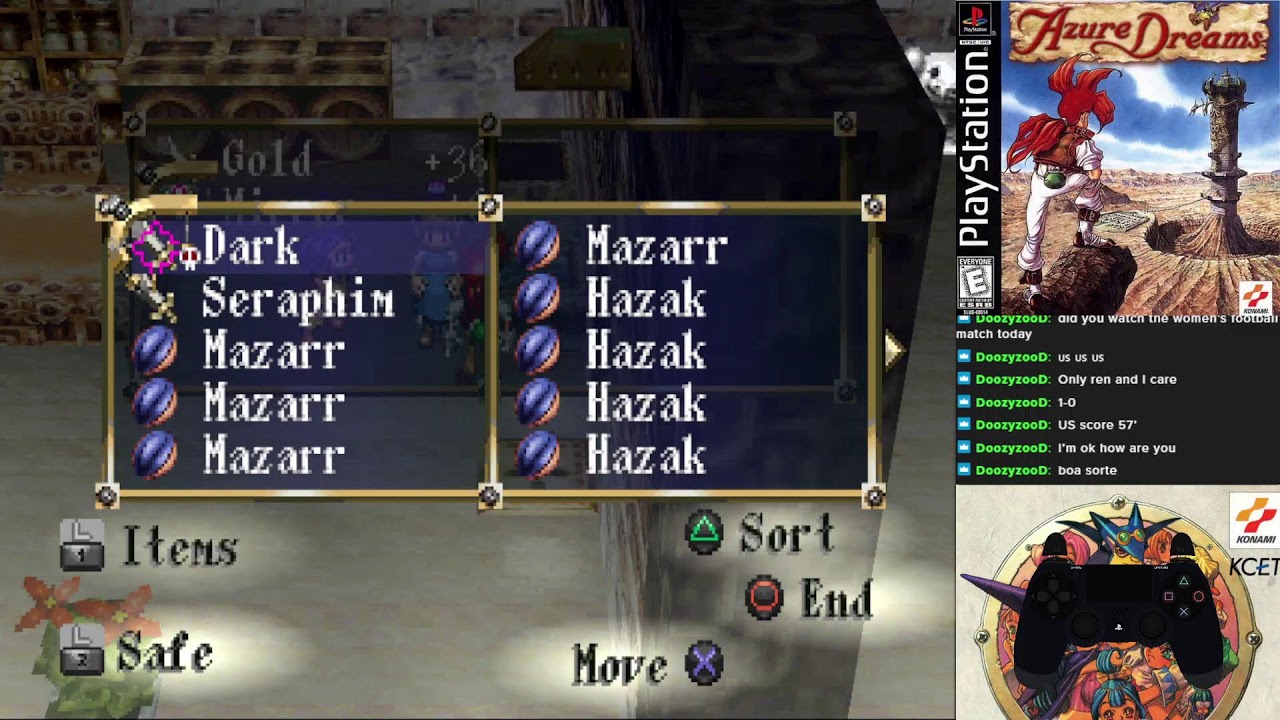 Azure Dreams - Building Towns and Relationships / Criando cidades e relacionamentos