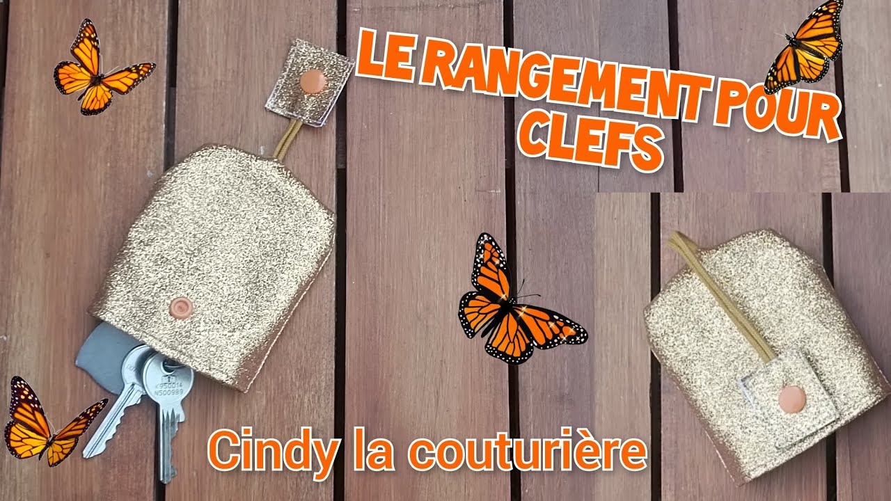 diy #tuto #couture : Le rangement pour clefs ~ #cindylacouturiere