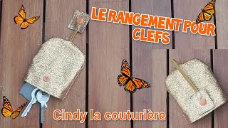 #diy #tuto #couture : Le rangement pour clefs ~ #cindylacouturiere