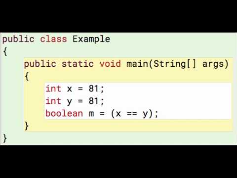 Java Booleans 4: Equal-Equal with ints (result is true)