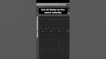 All Notes Same Velocity - Logic Pro Quick Tips
