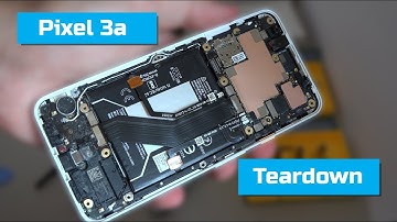 Pixel 3a Teardown part.1 - Disassembly (salt water damage)