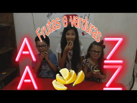 Nomes de frutas🍇🍊 e verduras🥕🌰 de A -Z / Quem não souber chupa limão 🍋🍋