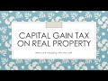 Capital Gain Tax of Real Property