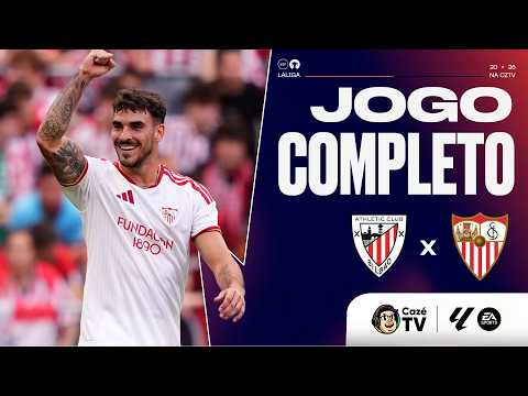 JOGO COMPLETO: ATHLETIC BILBAO X SEVILLA | LALIGA 26/27 | 2ª RODADA