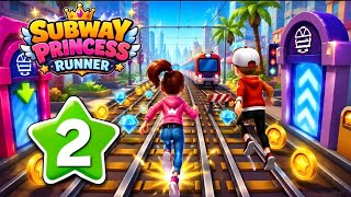 SUBWAY PRINCESS RUNNER GAMEPLAY WALKTHROUGH PART 2 🚆🔥 (ANDROID/iOS) screenshot 1