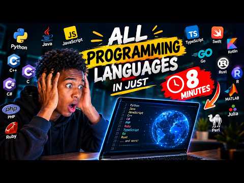 🔥 ALL Programming Languages Explained in JUST 8 Minutes! 🤯