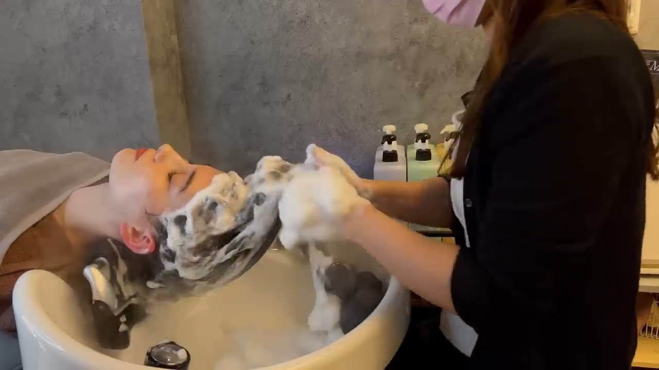 I tried Head SPA in Tokyo, Japan (soft spoken) - YouTube