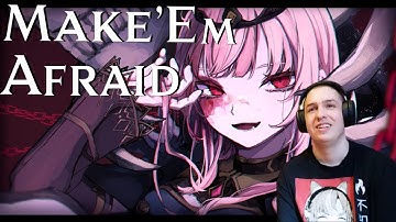 [ORIGINAL SONG] Make ‘Em Afraid - Mori Calliope Hololive EN Reaction