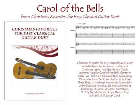 Carol of the Bells (easy classical guitar duet) - YouTube