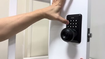 Apestellar keyless door knob---Restory to the factory settings and change the admin code