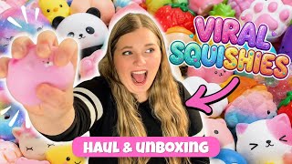 HUGE Viral Squishy Haul & Unboxing!! 😍