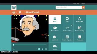 Screencast of Brainpop