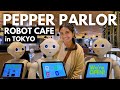 Robot cafe in shibuya tokyo pepper parlor