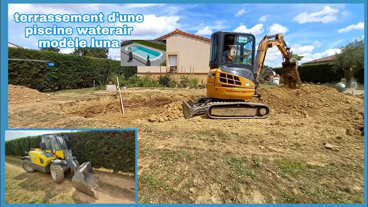 terrassement d'une piscine waterair épisode 1