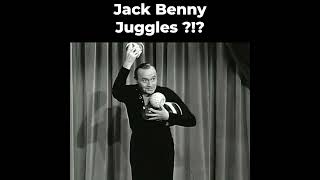 Jack Benny Juggles?!?  #classictv#funny #comedy #jackbenny #60stv