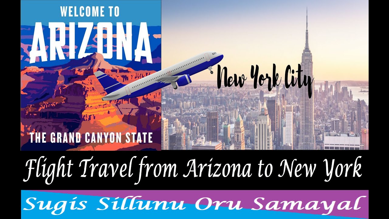 Phoenix AZ to New York Flight Takeoff Landing Airport Sugis Sillunu Oru