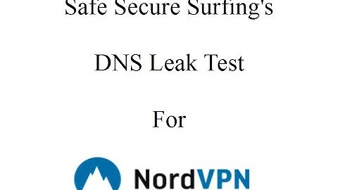 NordVPN DNS Leak Test