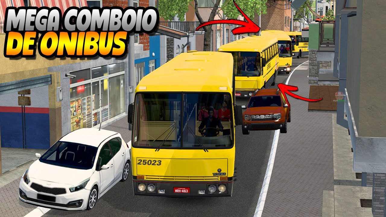 MEGA COMBOIO DE ONIBUS COM VARIAS EMPRESA!