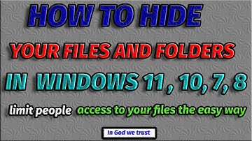 Password protect your files/folders in Windows 11, 10, 7, and 8 | limit people access to your files